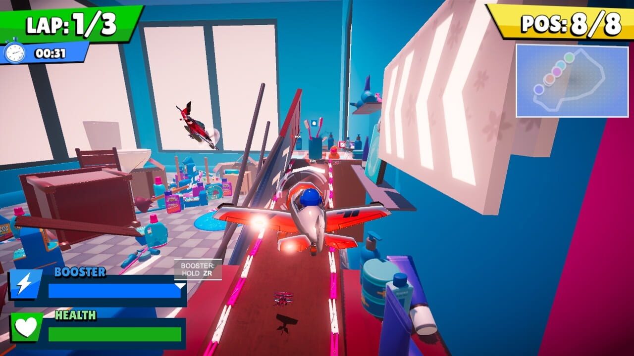 Airplane Race Simulator 2 Player Game — Screenshot 1
