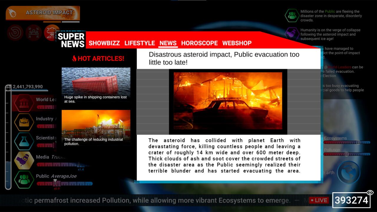 Project Planet: Earth Vs. Humanity Image