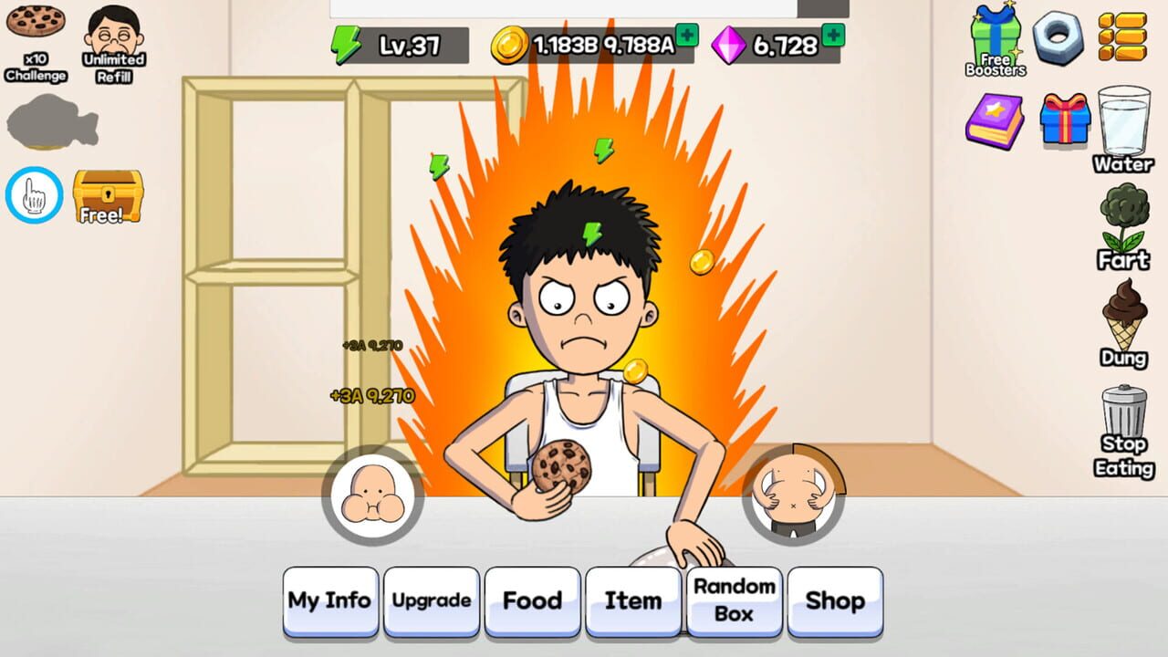 Food Fighter Clicker Games — Screenshot 1