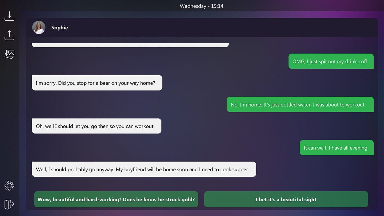 Dirty Texts: New Intern — Screenshot 3