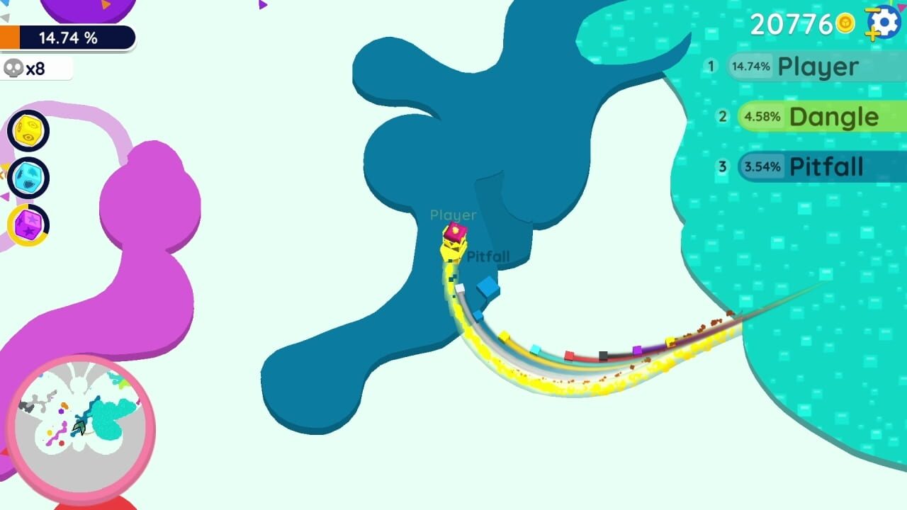 Paper io 2: Animals DLC — Screenshot 3