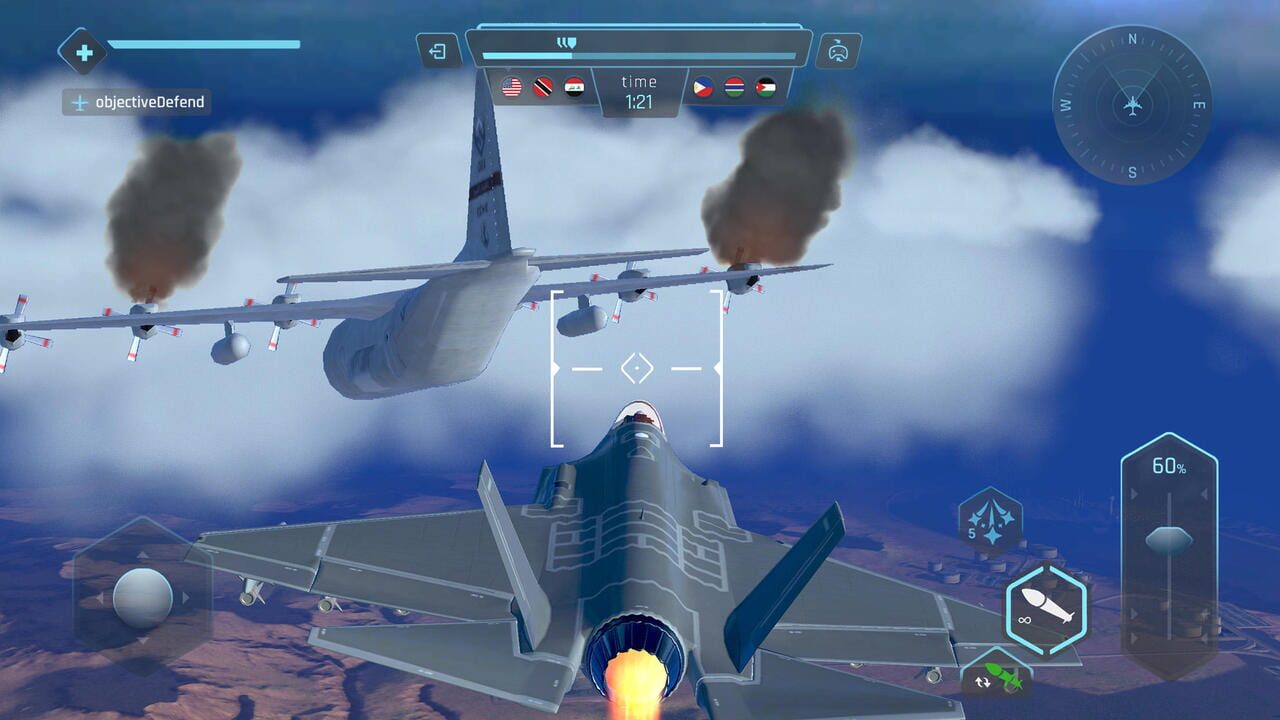 Sky Warriors: Airplane Games Image