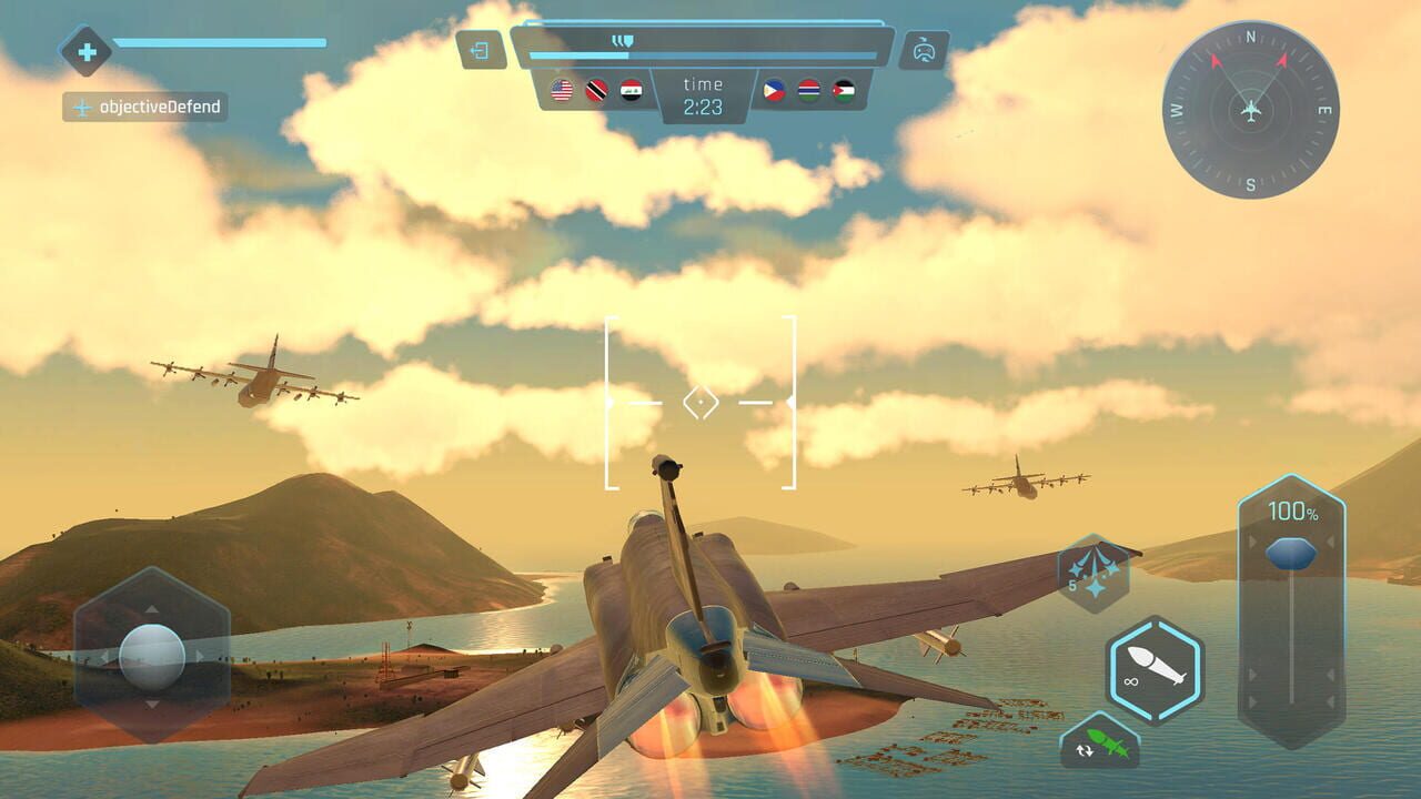 Sky Warriors: Airplane Games Image
