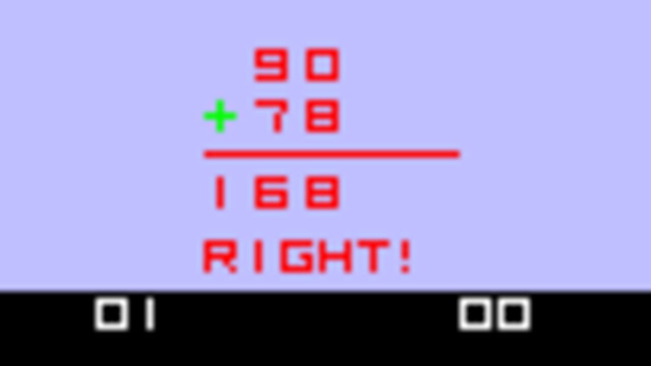 Videocart-6: Math Quiz I - Addition, Subtraction — Screenshot 5