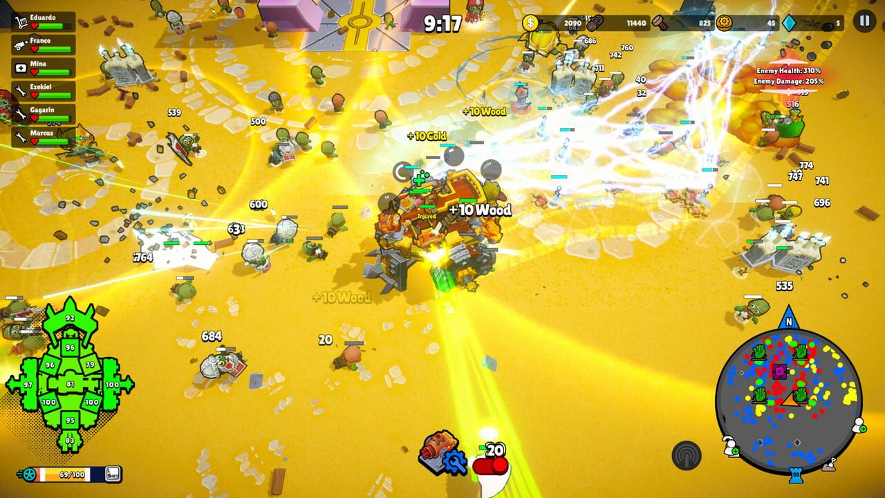 Zombie Rollerz: The Last Ship — Screenshot 1