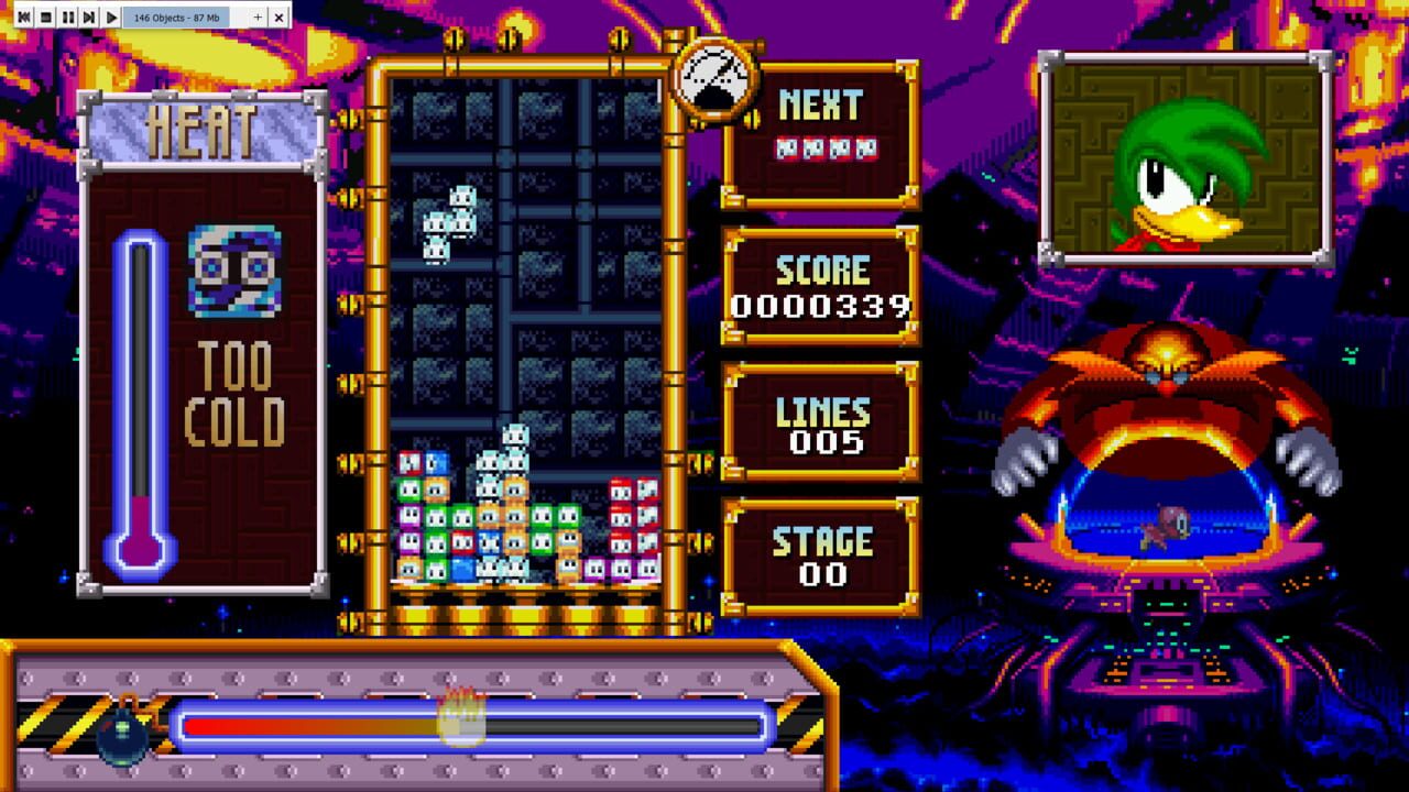 Dr. Robotnik's Mean Bean Tetris — Screenshot 2