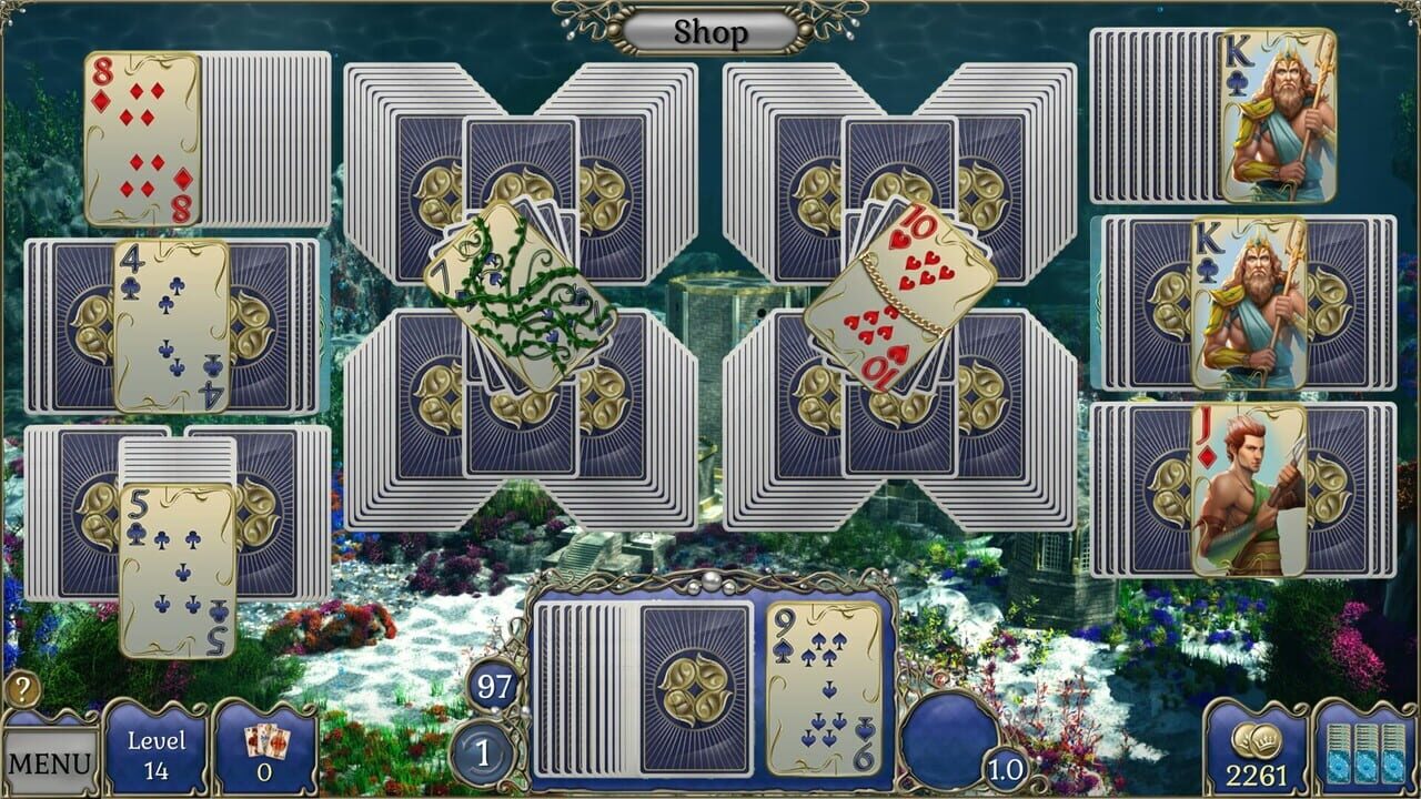 Jewel Match Atlantis Solitaire 4: Collector's Edition — Screenshot 1
