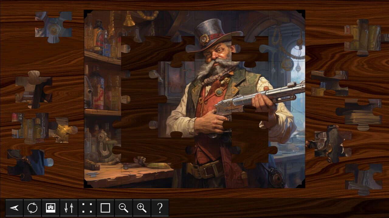 Steampunk Jigsaw Puzzles: The Wild West Image