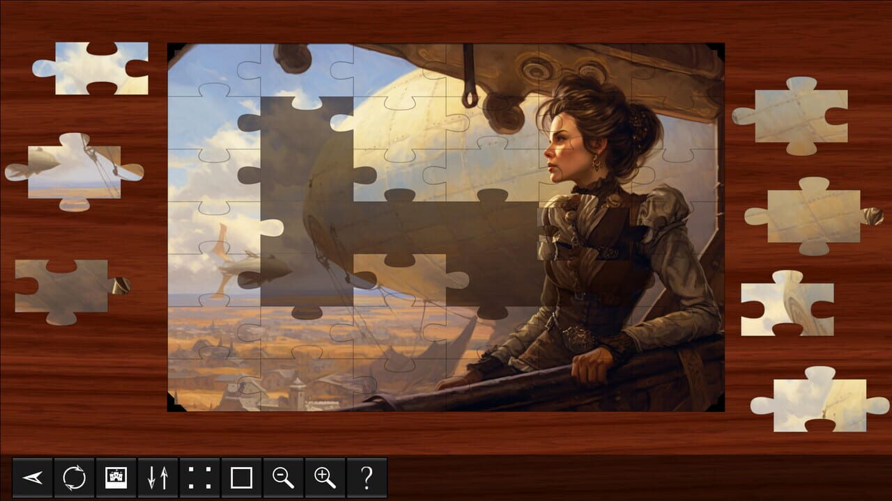 Steampunk Jigsaw Puzzles: Airships & Aviators Image