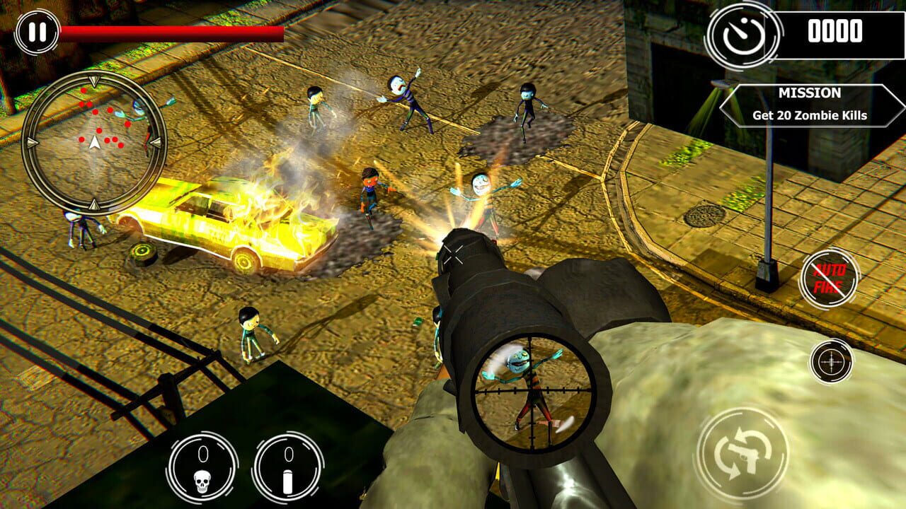 Zombie Sniper Shooter: Stickman War — Screenshot 5