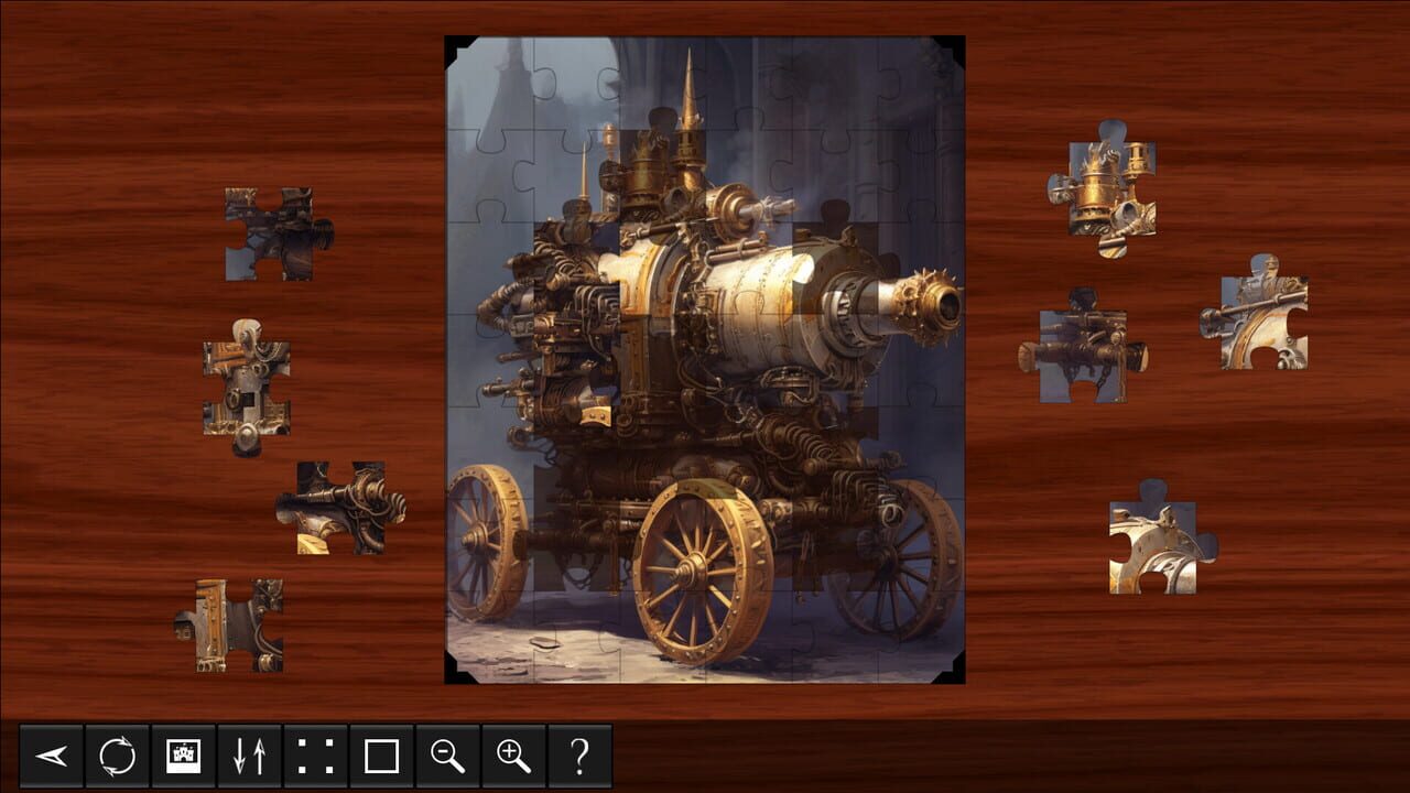 Steampunk Jigsaw Puzzles: The Great Battle Image