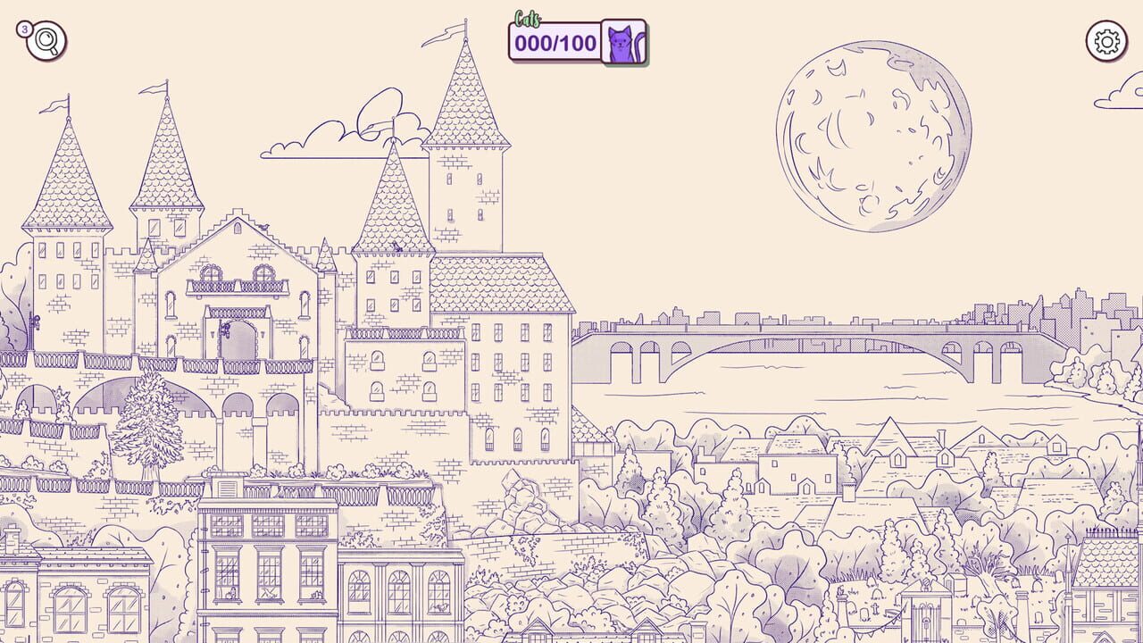 Hidden Cats in Spooky Town Image