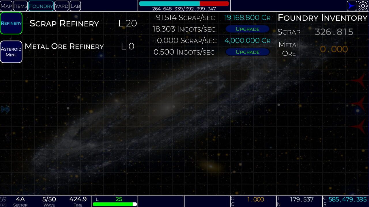 Idle Space Navy Image