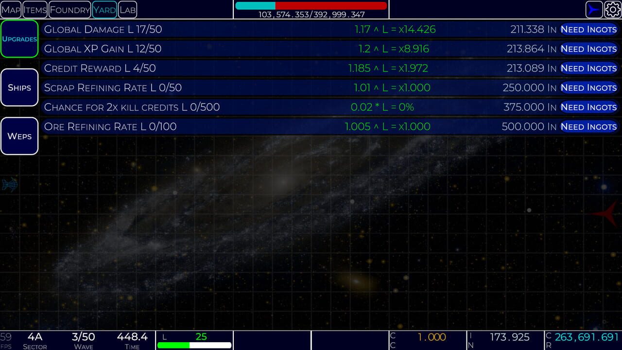 Idle Space Navy Image