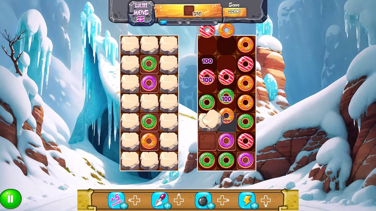Magic Donut Adventure: Line Match 3 Puzzle — Screenshot 2