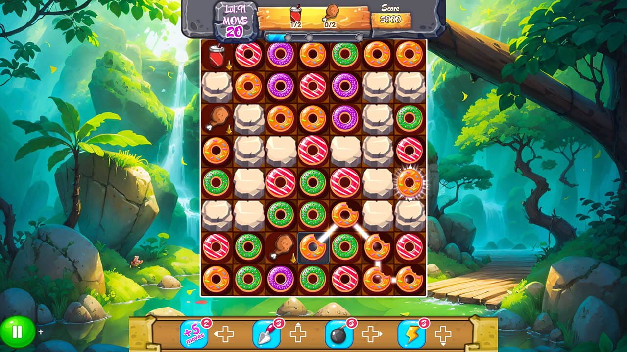 Magic Donut Adventure: Line Match 3 Puzzle — Screenshot 4