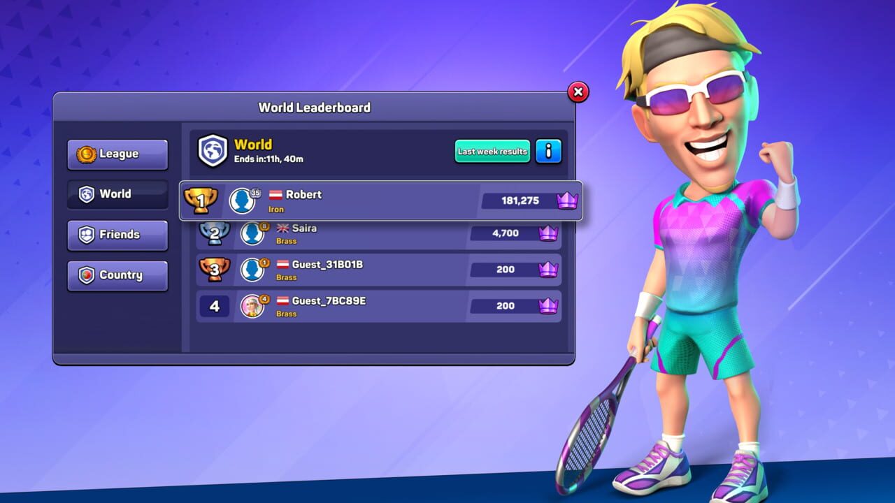 Mini Tennis: Perfect Smash Image