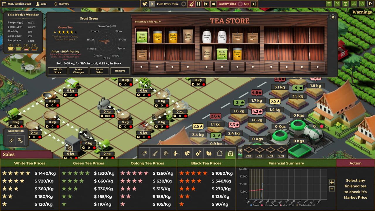 Tea Garden Simulator — Screenshot 3
