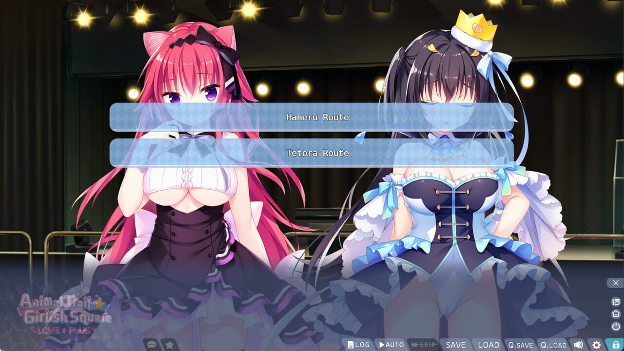 Animal Trail Girlish Square Love+Plus