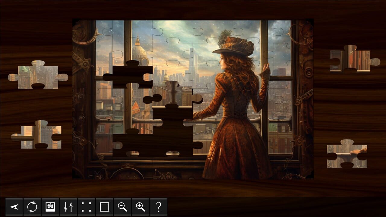 Steampunk Jigsaw Puzzles: Boomtown USA Image