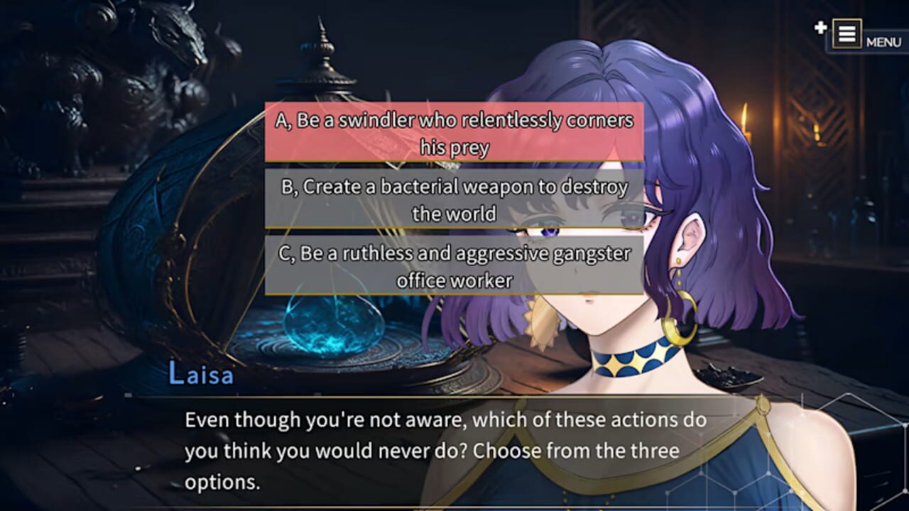 Angel Whisper: The Suspense Visual Novel Left Behind by a Game Creator.