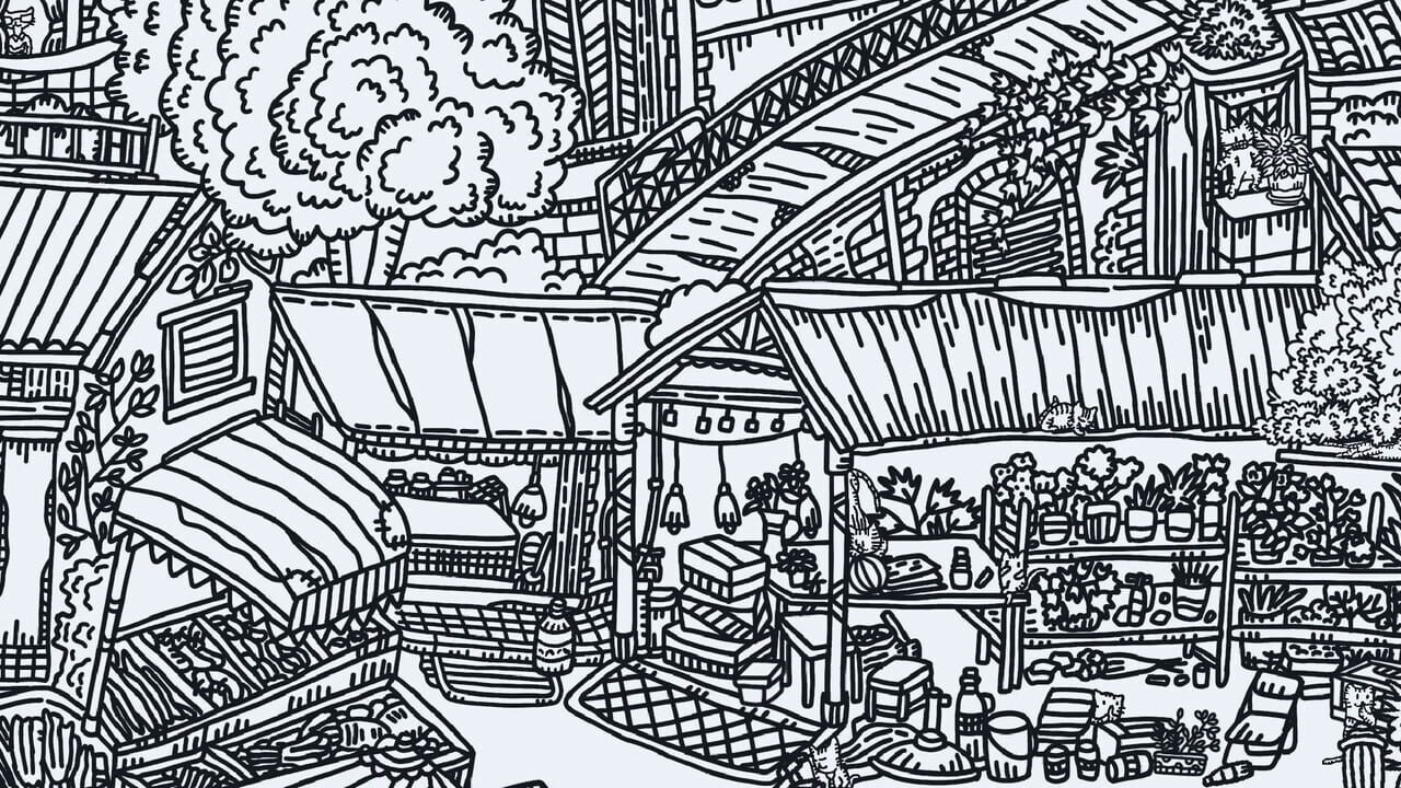 Hidden Cats In Street Market Image