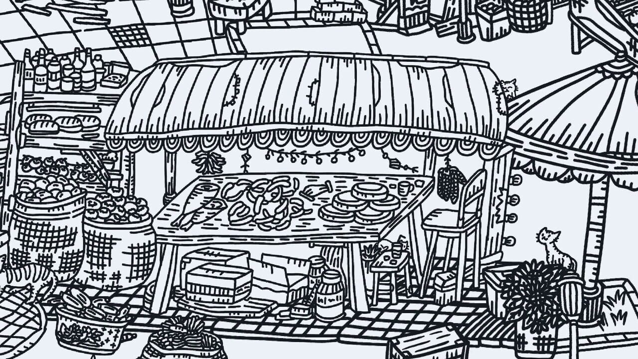 Hidden Cats In Street Market Image