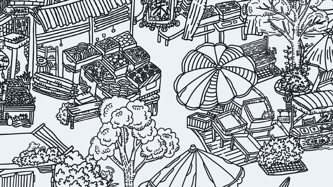 Hidden Cats In Street Market Image