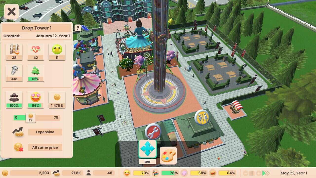 RollerCoaster Tycoon Adventures Deluxe Image