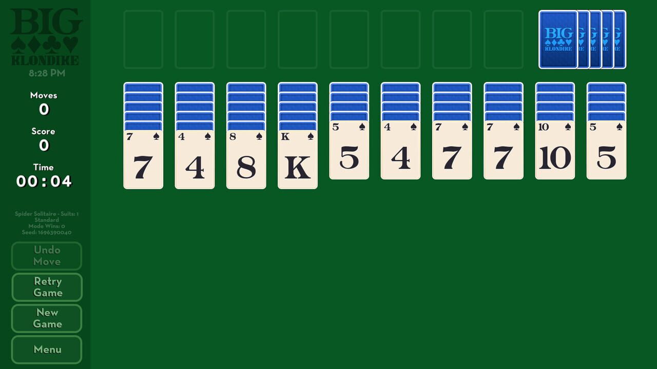 Big Klondike: Spider Solitaire Image