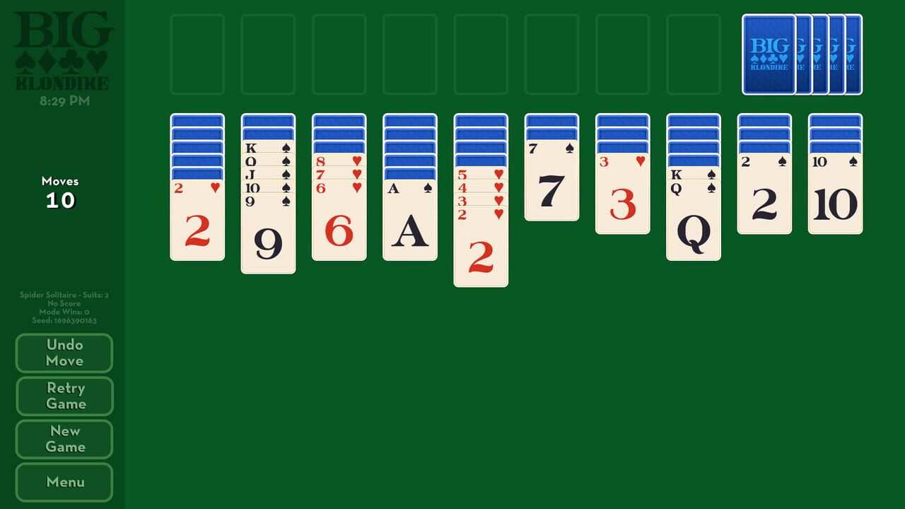 Big Klondike: Spider Solitaire Image