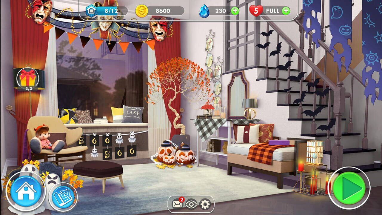 Home Designer Makeover Blast: Halloween — Screenshot 3