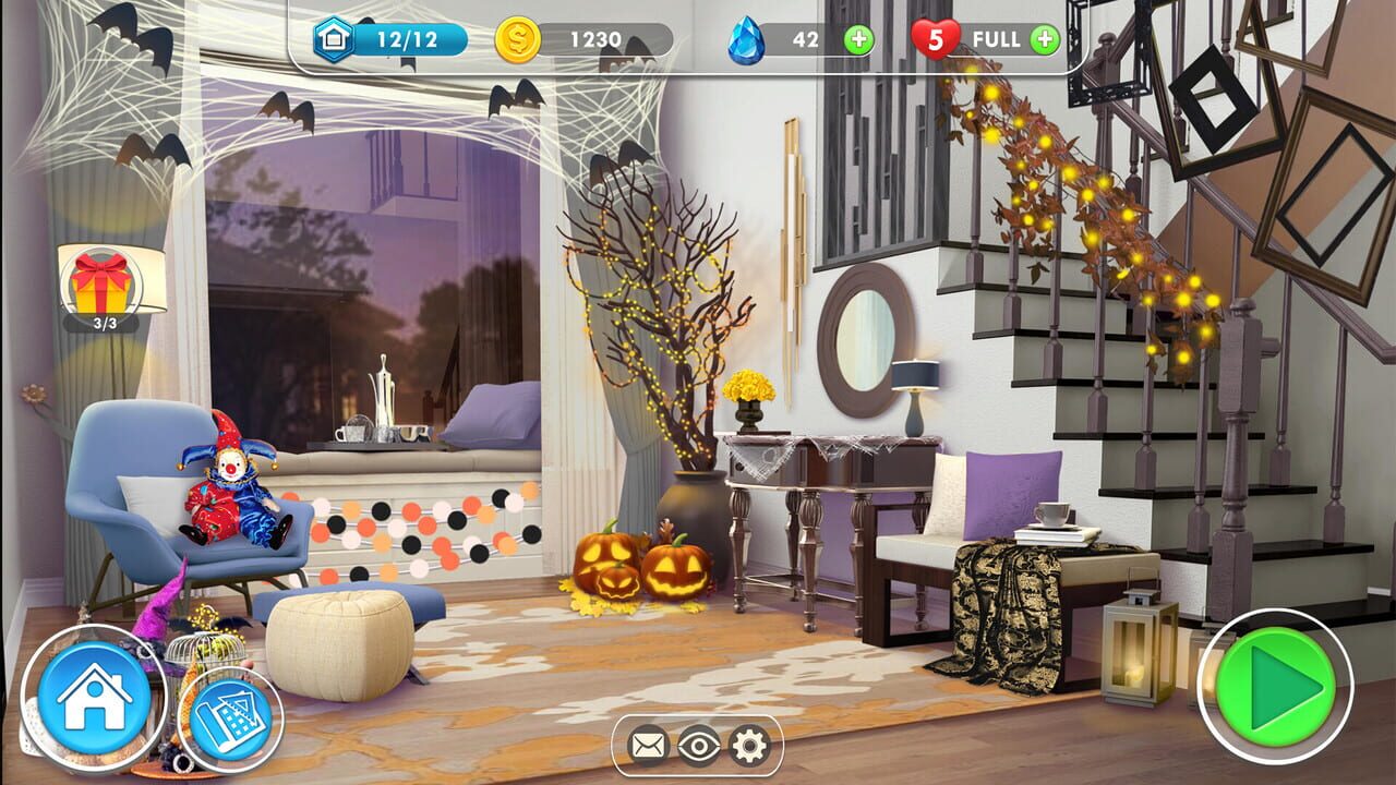 Home Designer Makeover Blast: Halloween — Screenshot 4