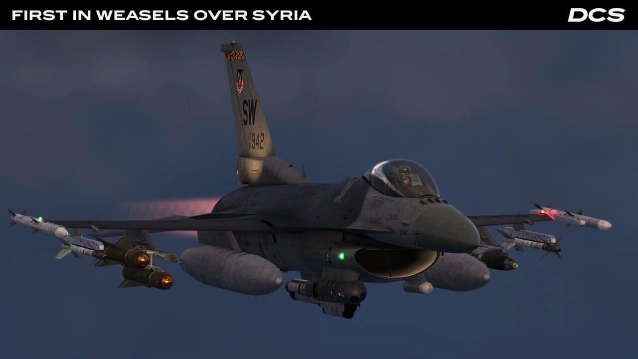 DCS World: F-16C First in Weasels Over Syria Campaign by Ground Pounder Sims Image