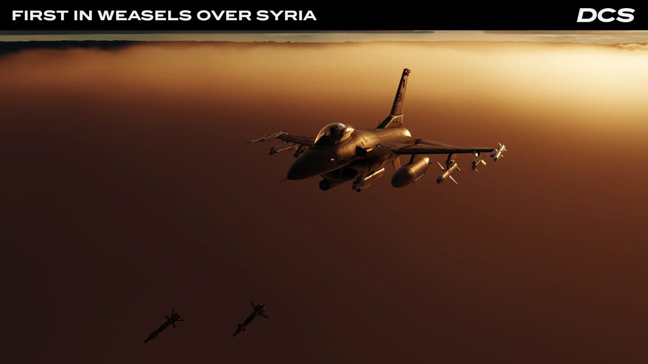 DCS World: F-16C First in Weasels Over Syria Campaign by Ground Pounder Sims Image