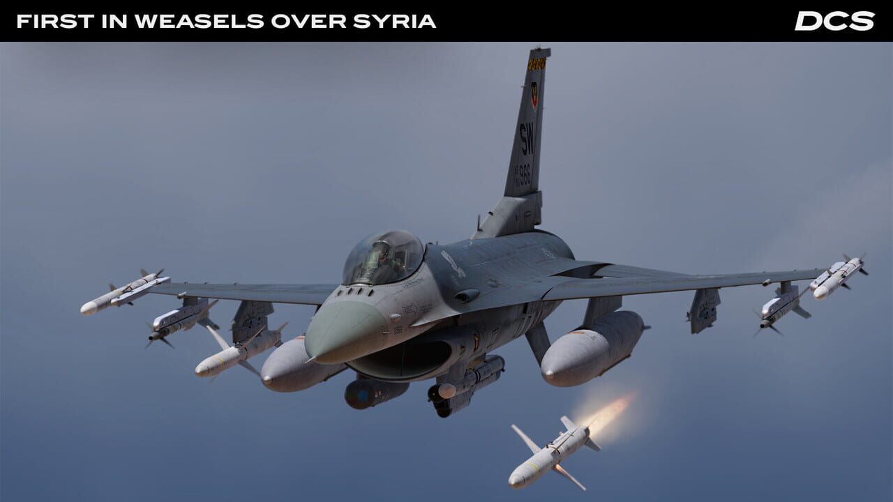 DCS World: F-16C First in Weasels Over Syria Campaign by Ground Pounder Sims Image