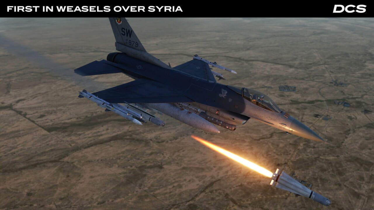 DCS World: F-16C First in Weasels Over Syria Campaign by Ground Pounder Sims Image