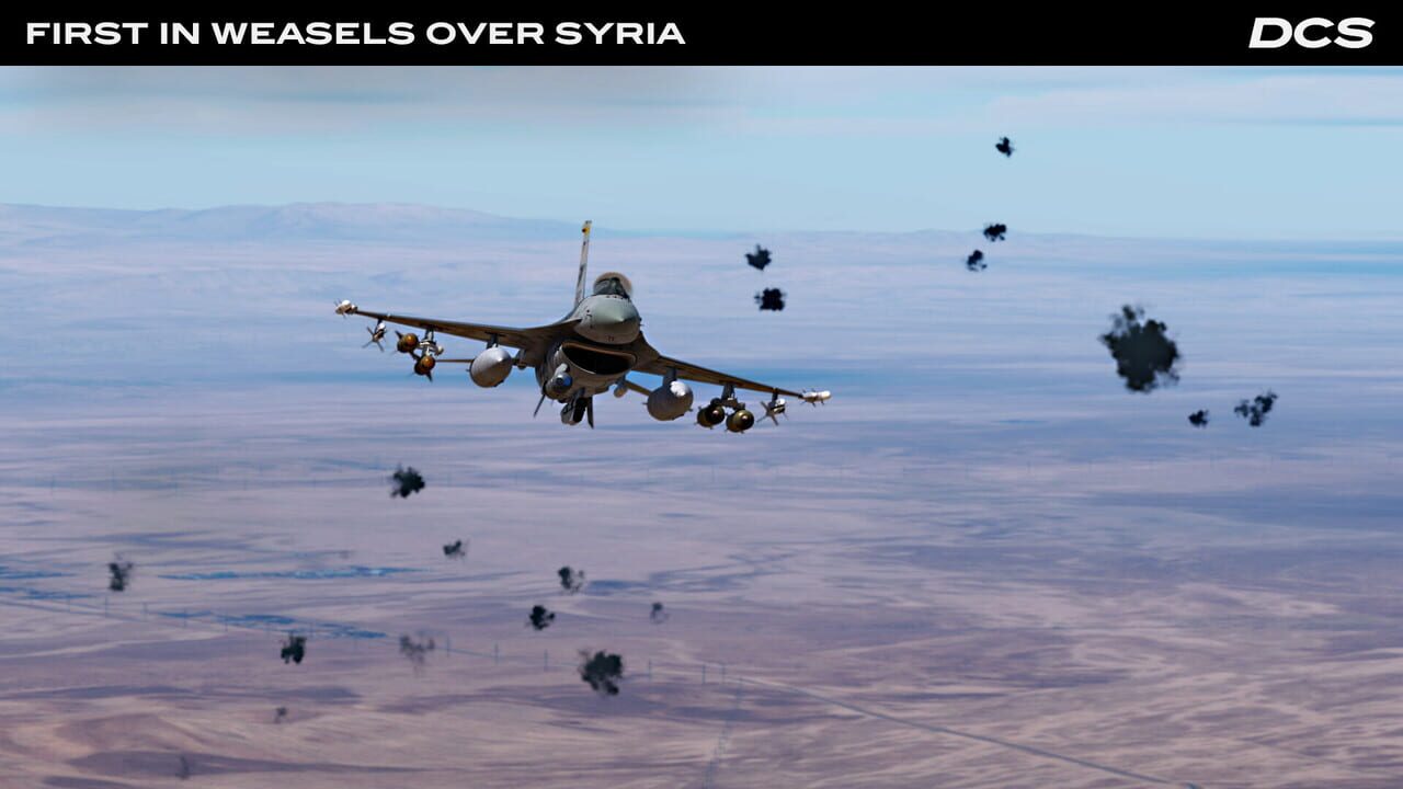 DCS World: F-16C First in Weasels Over Syria Campaign by Ground Pounder Sims Image