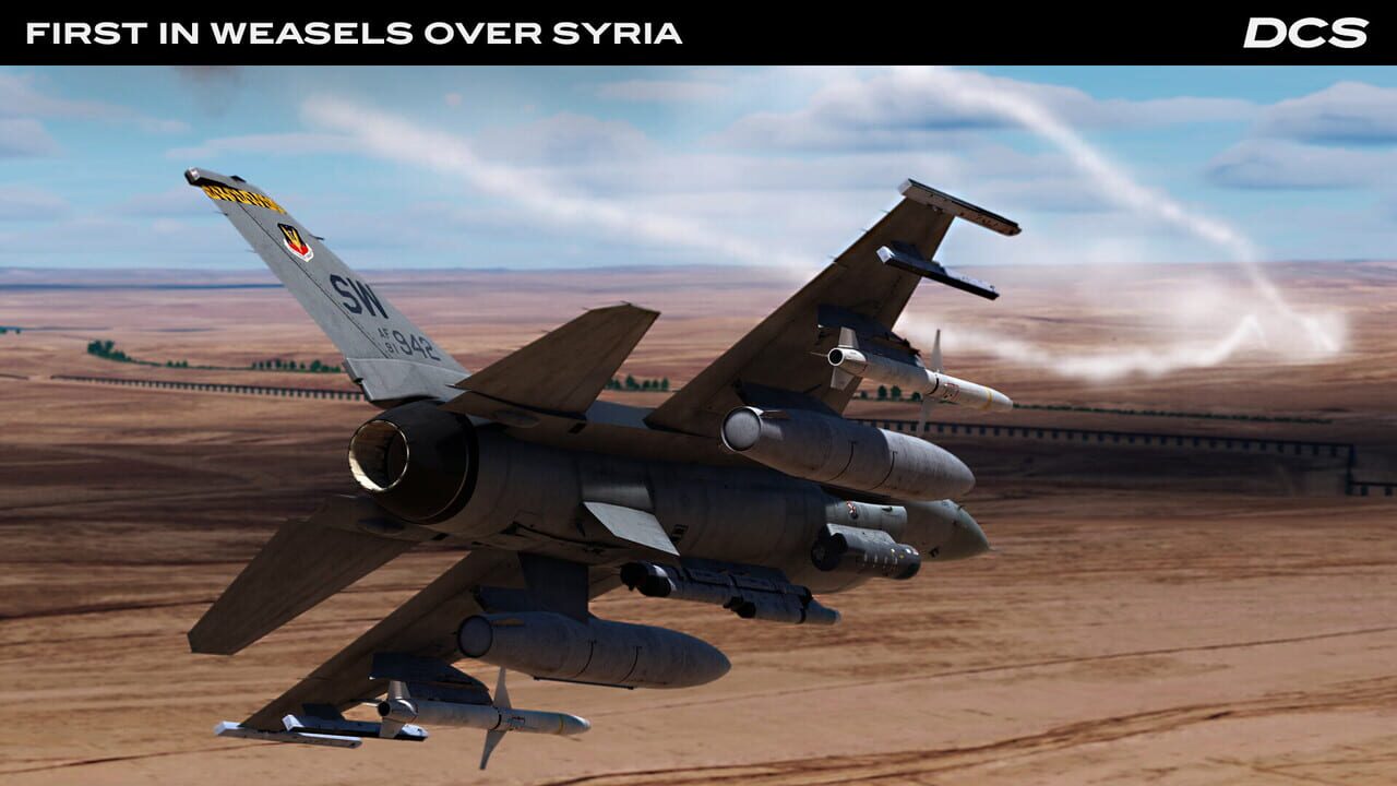 DCS World: F-16C First in Weasels Over Syria Campaign by Ground Pounder Sims Image