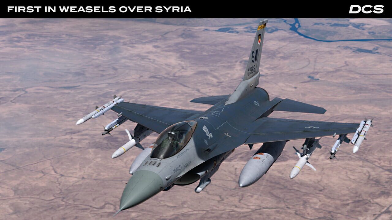 DCS World: F-16C First in Weasels Over Syria Campaign by Ground Pounder Sims Image