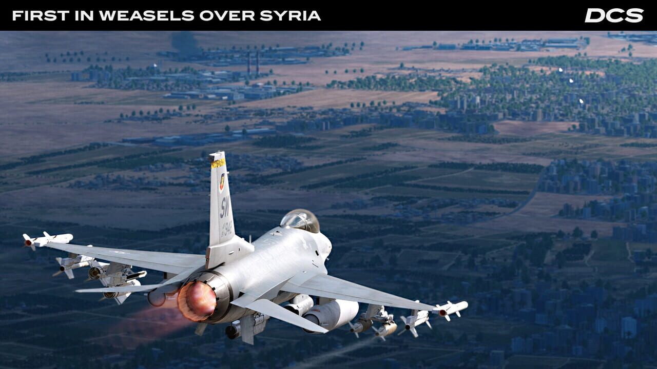 DCS World: F-16C First in Weasels Over Syria Campaign by Ground Pounder Sims Image