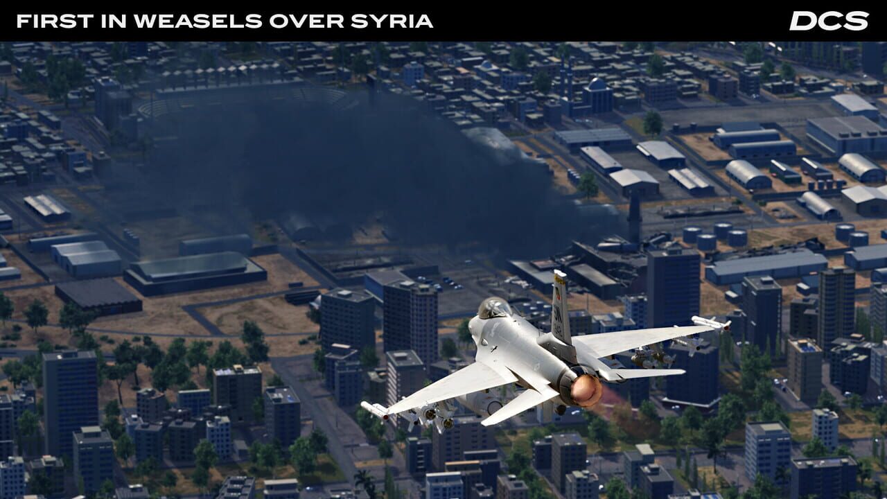 DCS World: F-16C First in Weasels Over Syria Campaign by Ground Pounder Sims Image