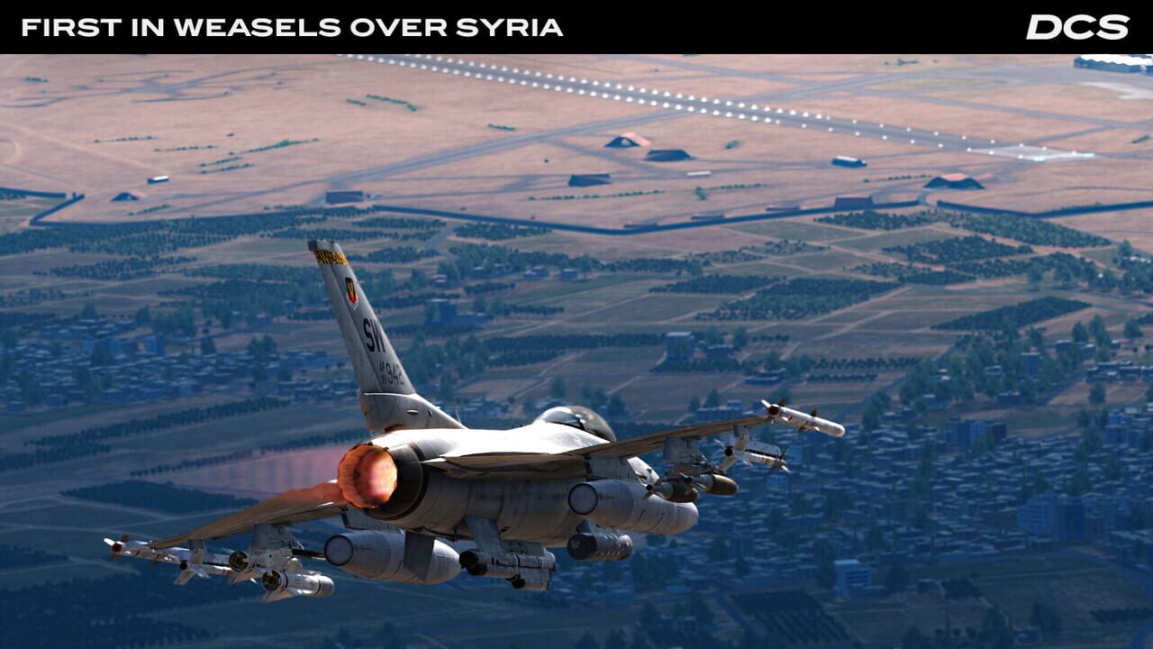 DCS World: F-16C First in Weasels Over Syria Campaign by Ground Pounder Sims Image