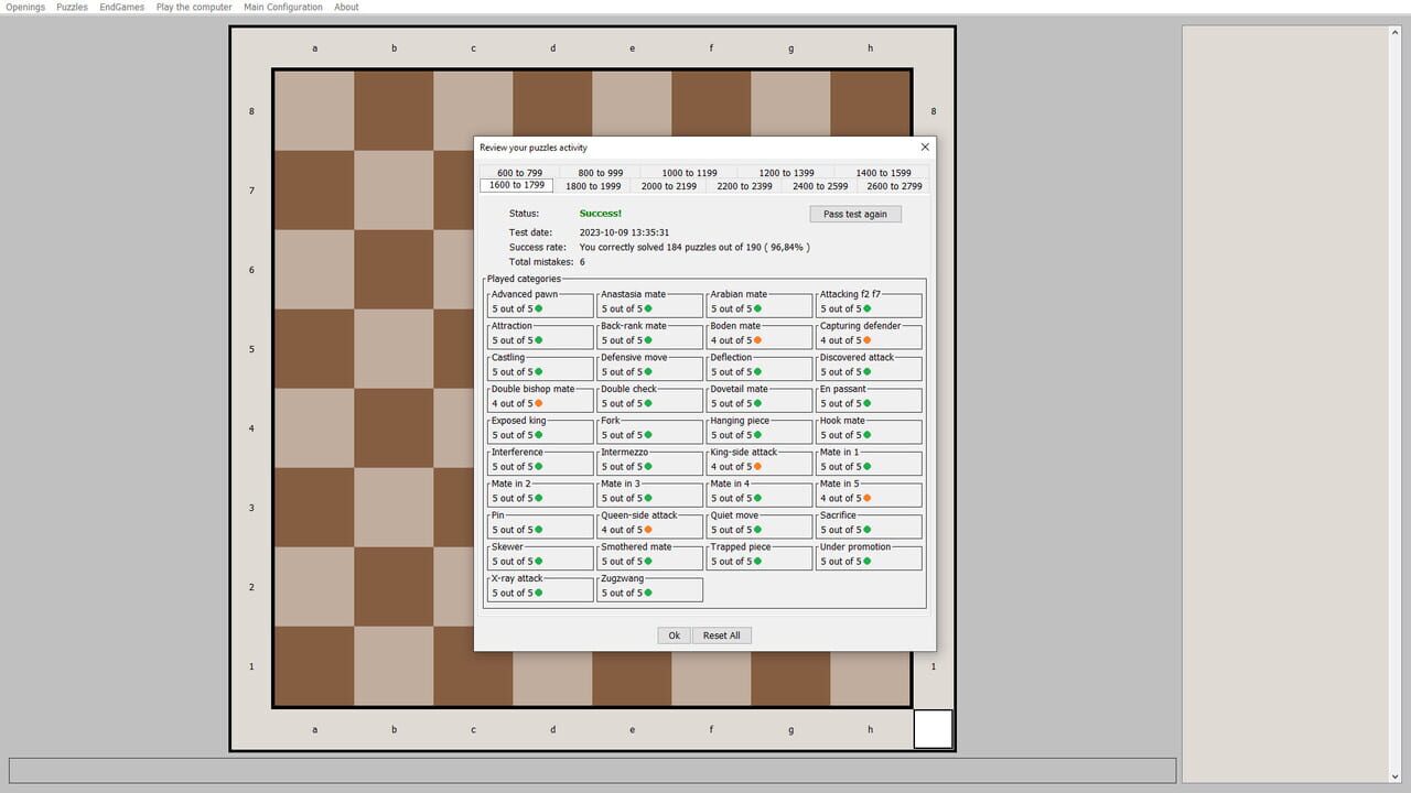 Chess Exerciser — Screenshot 1