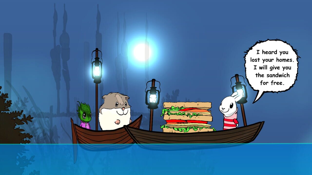 Visual novel for the kids: Lumi And Baby - Hamster And Baby Dragon Image