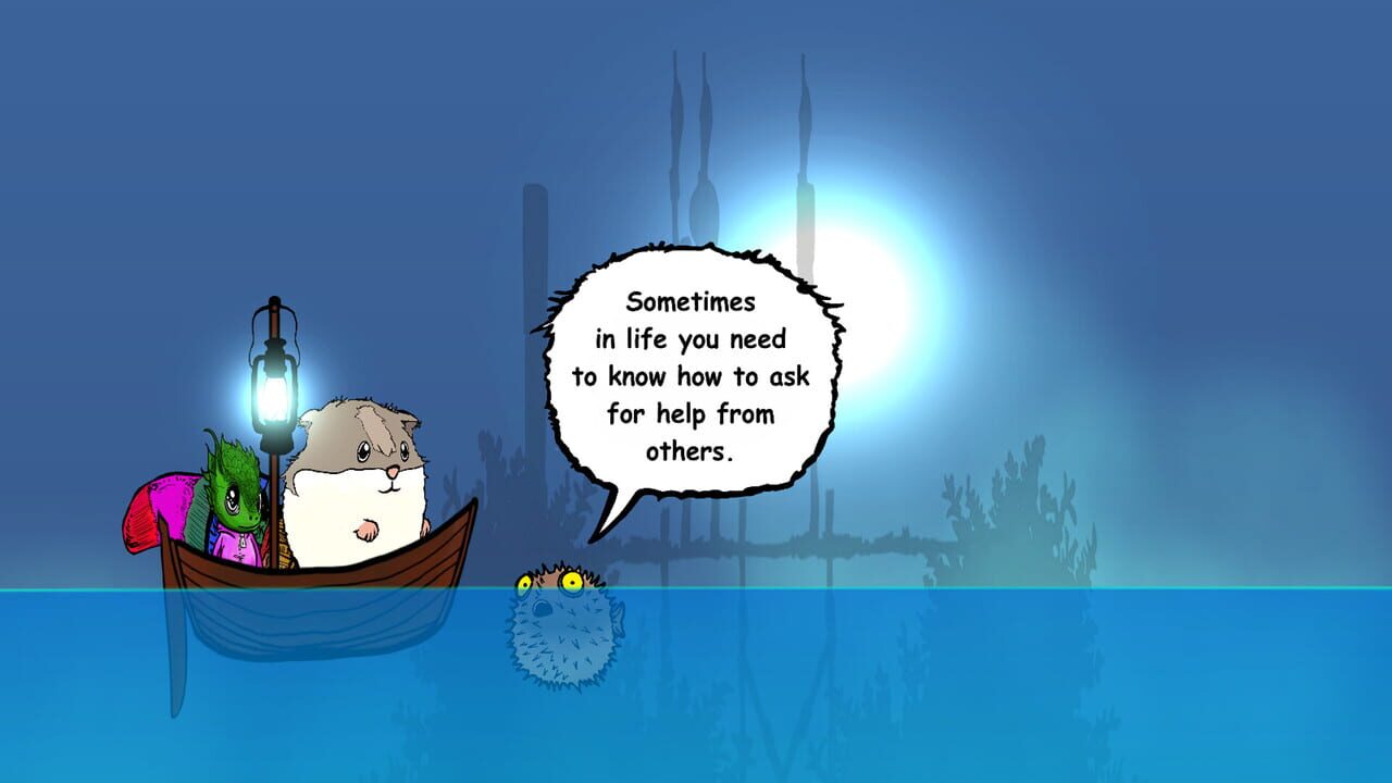 Visual novel for the kids: Lumi And Baby - Hamster And Baby Dragon Image