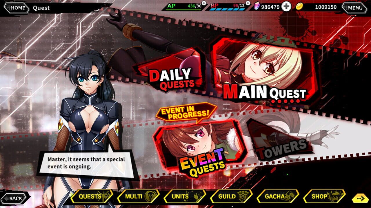 Taimanin RPG Extasy — Screenshot 1