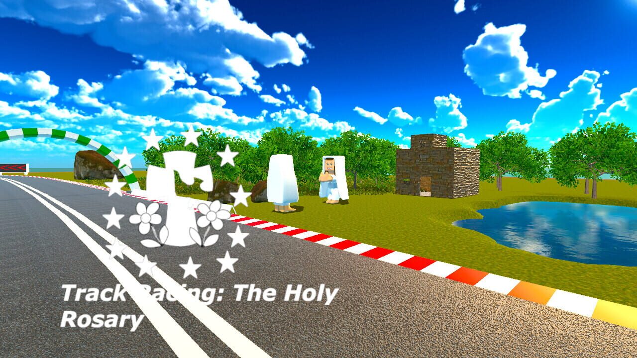 Track Racing: The Holy Rosary Image