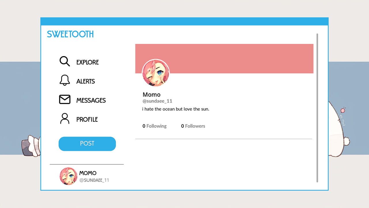 A Social Platform — Screenshot 1