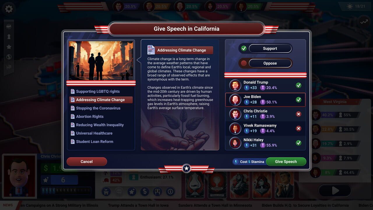 The Political Machine 2024 — Screenshot 4